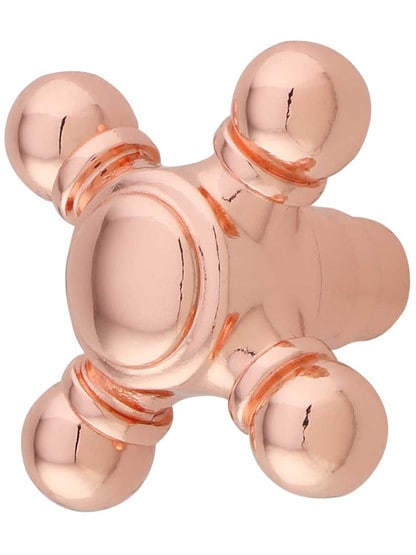 Fuller Cabinet Knob - 2 1/8 inch Diameter in Polished Copper.